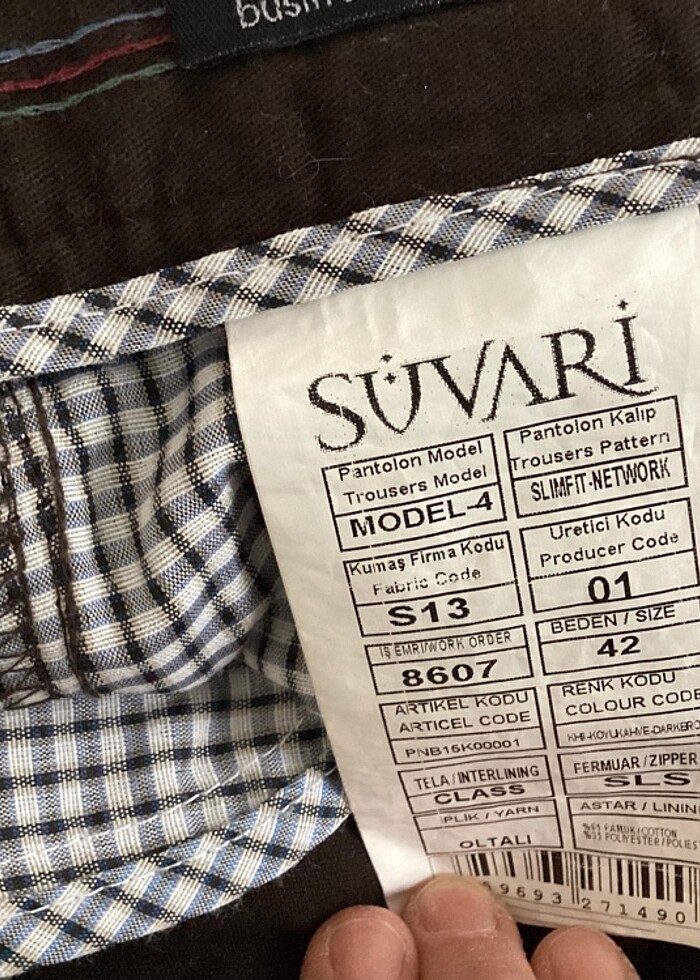 süvari 42 beden erkek pantolon - Görsel 3