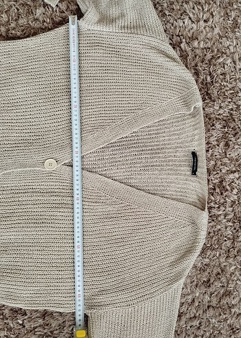 Bej Örgü Kadın salaş Hırka - Görsel 3