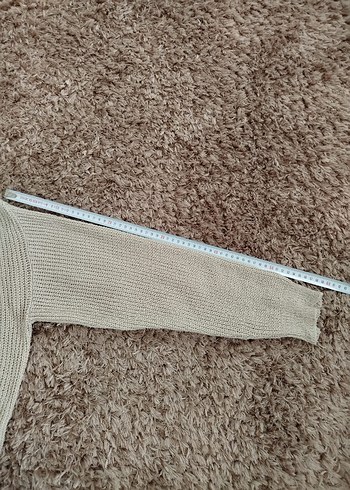 Bej Örgü Kadın salaş Hırka - Görsel 5