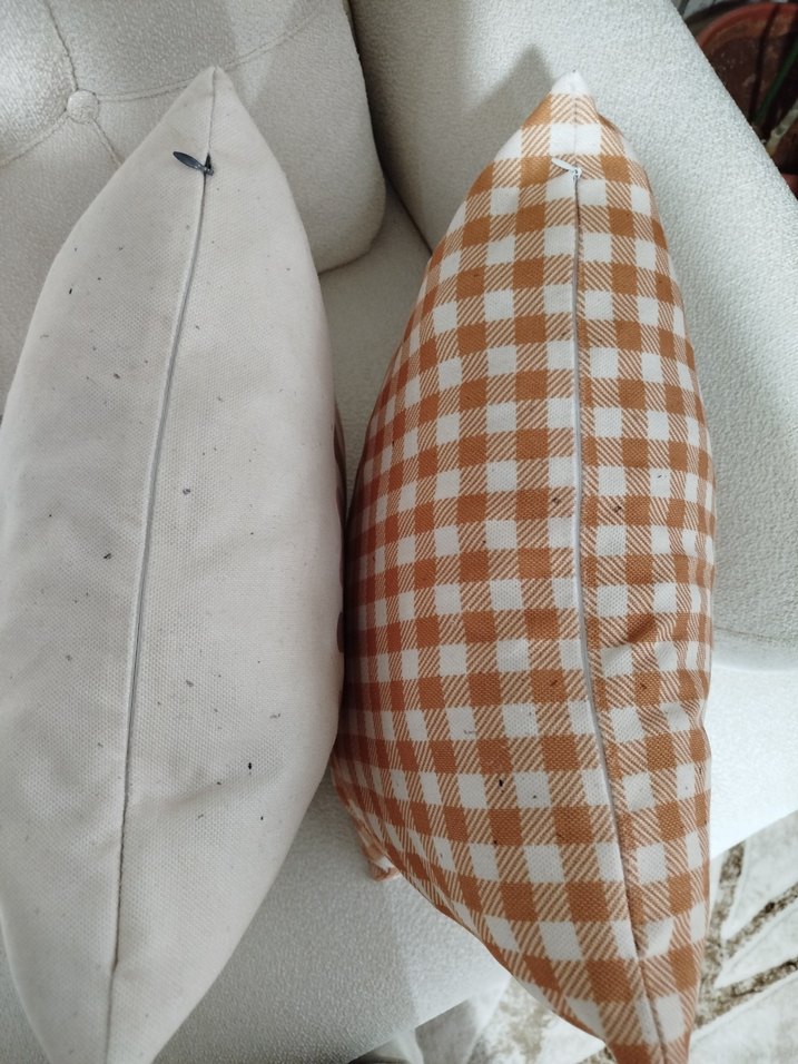 gökkuşağı pötikare Dekoratif Yastık - Görsel 3