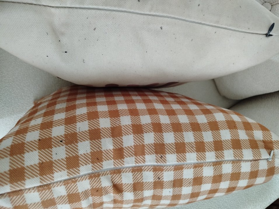 gökkuşağı pötikare Dekoratif Yastık - Görsel 4