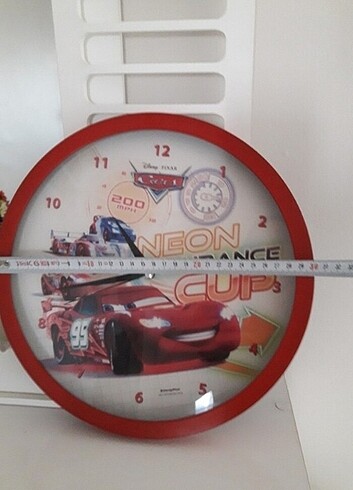 Beden çeşitli Renk Duvar saati şimşek mcqueen