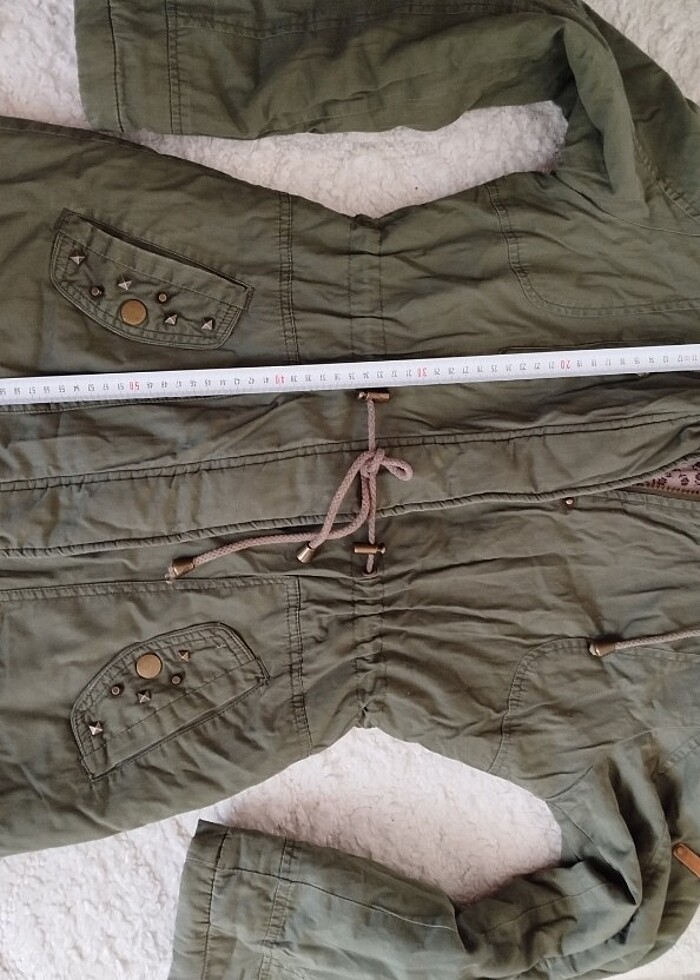 Sorunsuz haki parka - Görsel 4