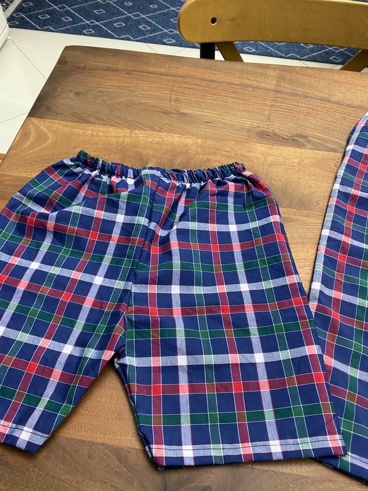 Renkli Ekose Erkek şort - Görsel 2
