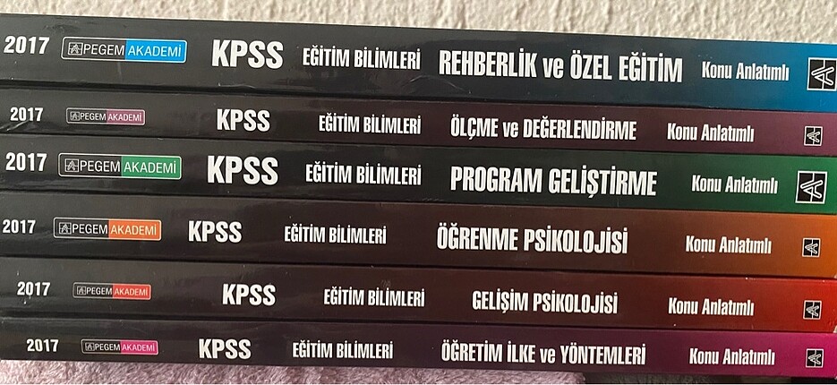 KPSS Pegem eğitim bilimleri set