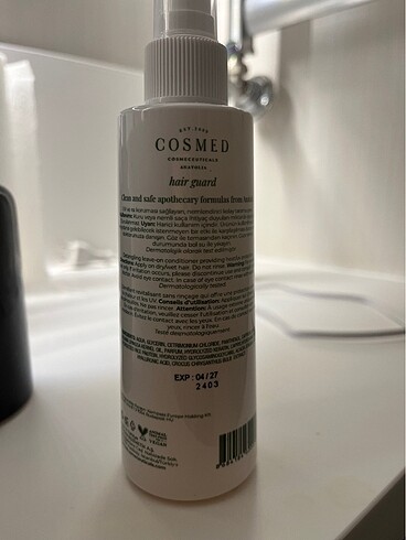 Cosmed Cosmed Hair Guard Perfecting Sprey