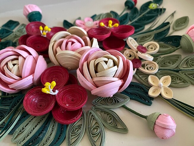 Diğer Quilling kagit telkari tepsi