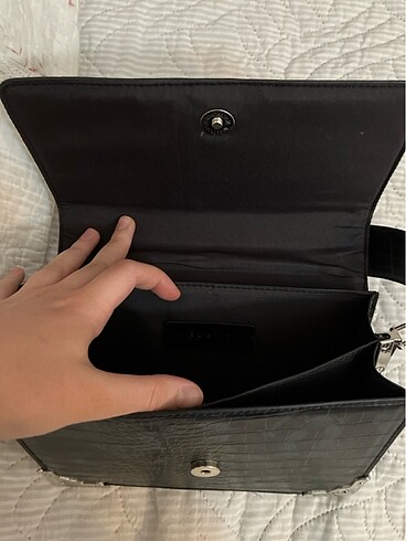 Beden siyah Renk Bershka kol çantası