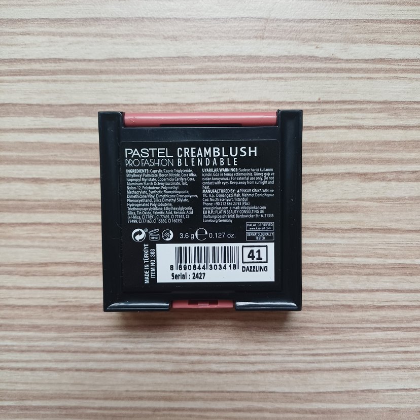 Pastel Cream Blush Allık 41 numara - Görsel 2
