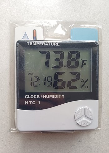 Dijital Sıcaklık ve Nem Ölçer Oda Termometresi - Görsel 2