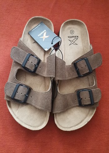 Kinetix Kahverengi Süet Erkek Terlik - Görsel 3