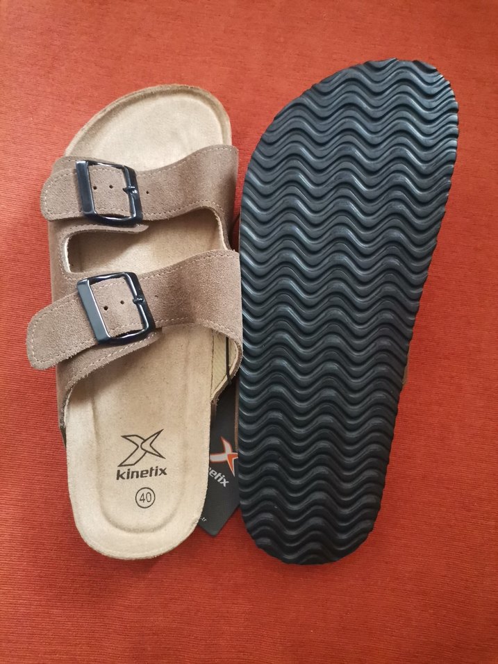 Kinetix Kahverengi Süet Erkek Terlik - Görsel 4