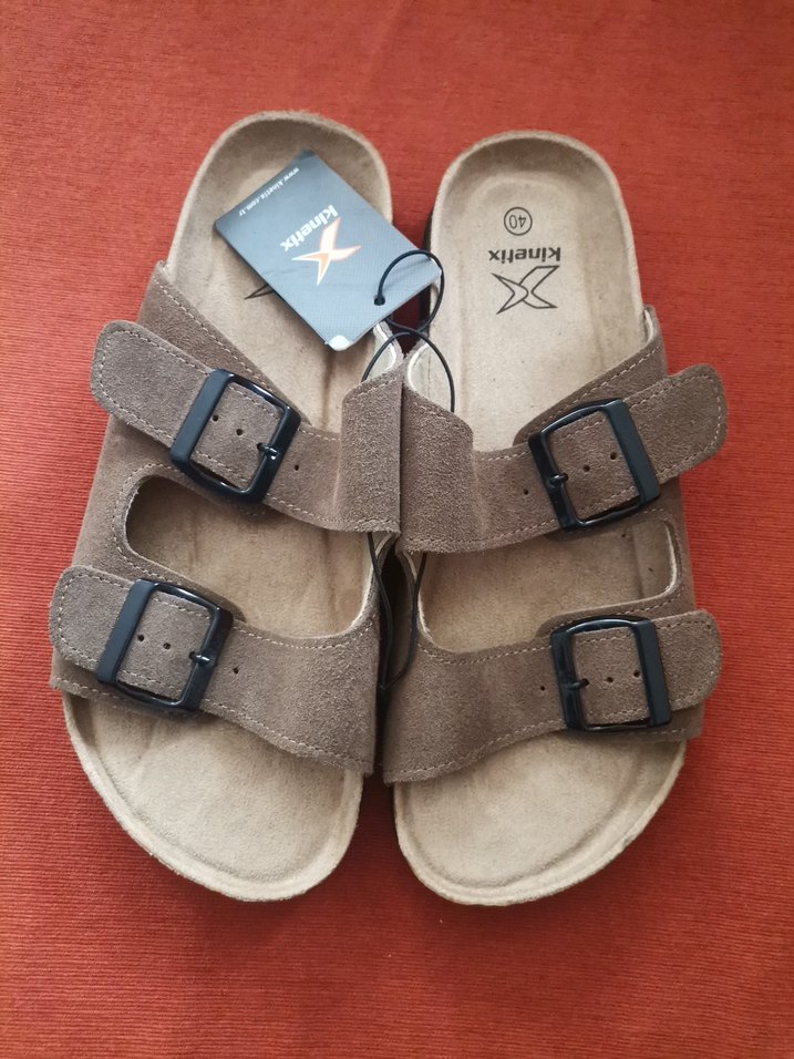 Kinetix Kahverengi Süet Erkek Terlik - Görsel 3