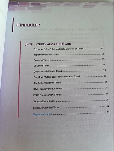 Karekök Türev İntegral Soru Bankası