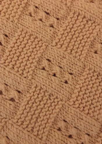 Bej Örgü Çocuk Battaniyesi - Görsel 4