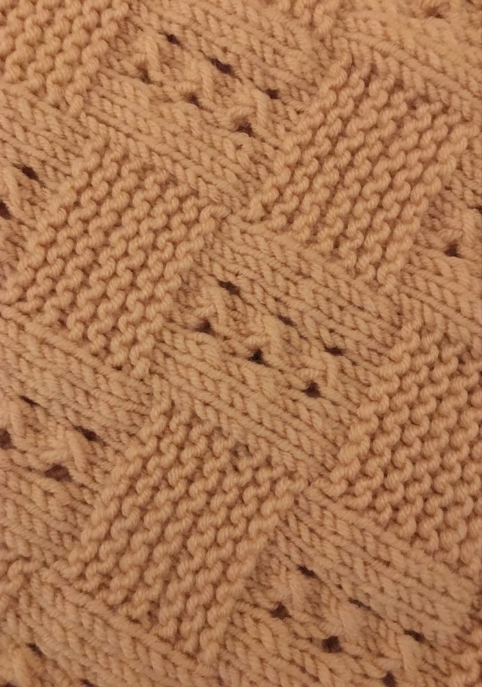 Bej Örgü Çocuk Battaniyesi - Görsel 4