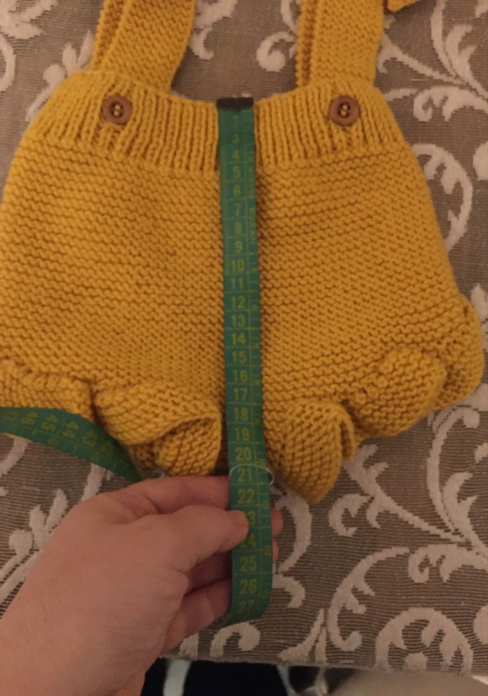 Sarı Örgü Askılı Mini Triko - Görsel 4