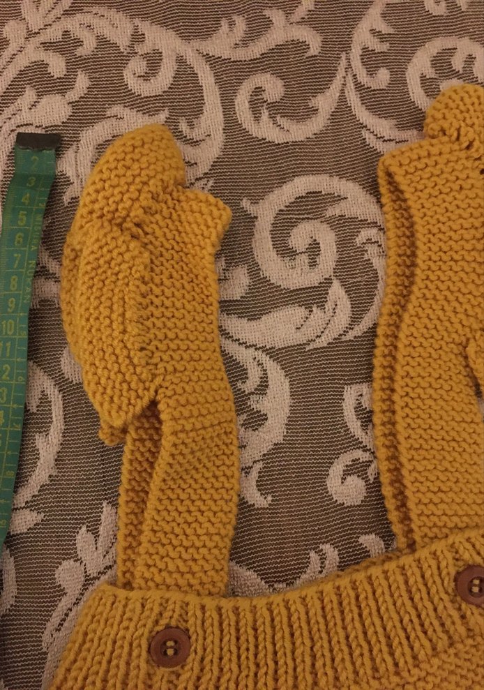 Sarı Örgü Askılı Mini Triko - Görsel 3