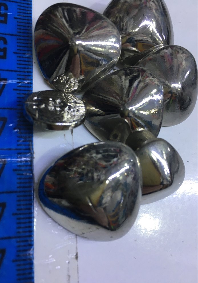 Metal görünümlü düğme - Görsel 2