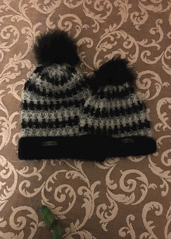 Kürk Detaylı Siyah Bere - Görsel 4