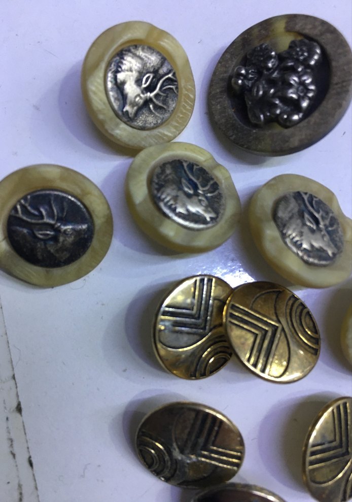 Vintage düğme - Görsel 2