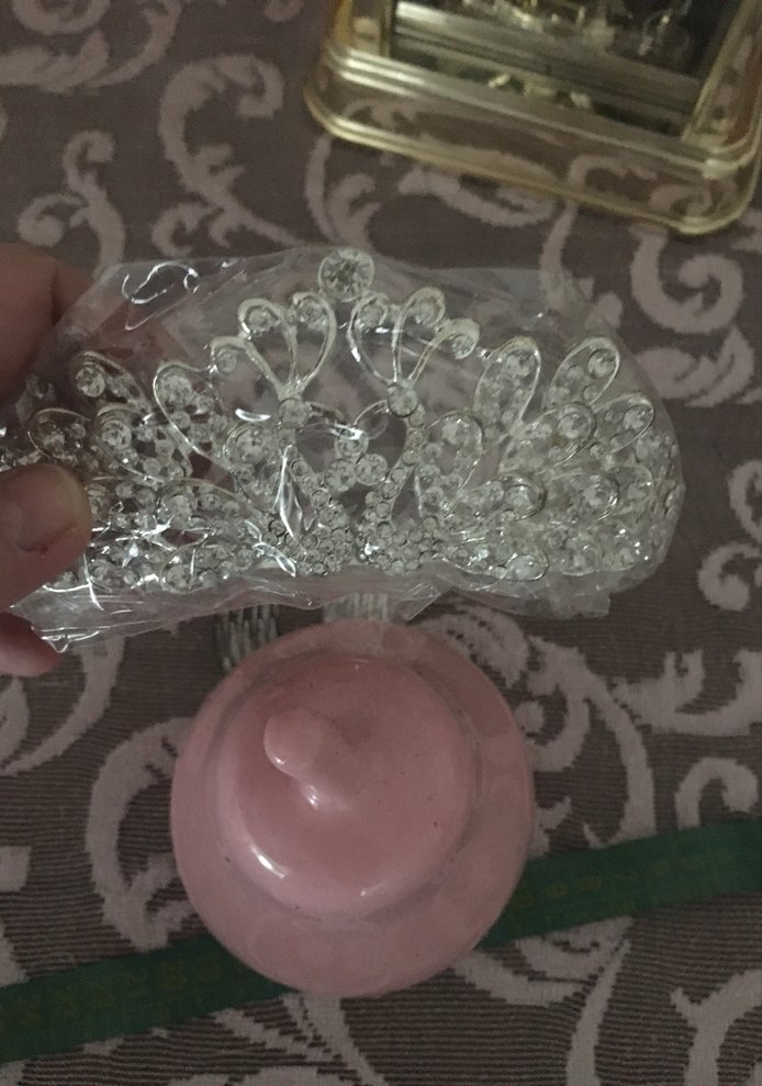 Savaroski taşlı gelin tacı - Görsel 3