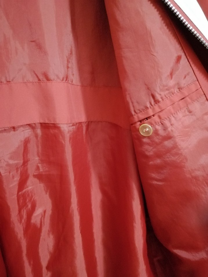 Düğmeli Kırmızı Kadın Ceket - Görsel 4