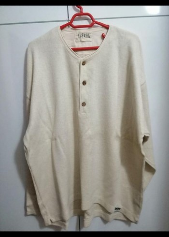 Düğmeli, Uzun Kollu Beyaz Kadın Gömlek - Görsel 2