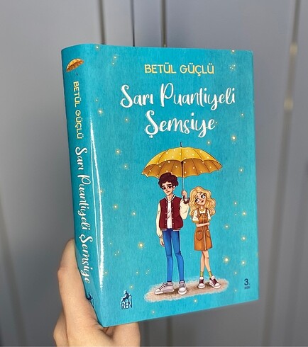 Sarı Puantiyeli Şemsiye - Betül Güçlü