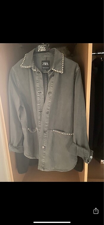 Zara kot ceket taşlı