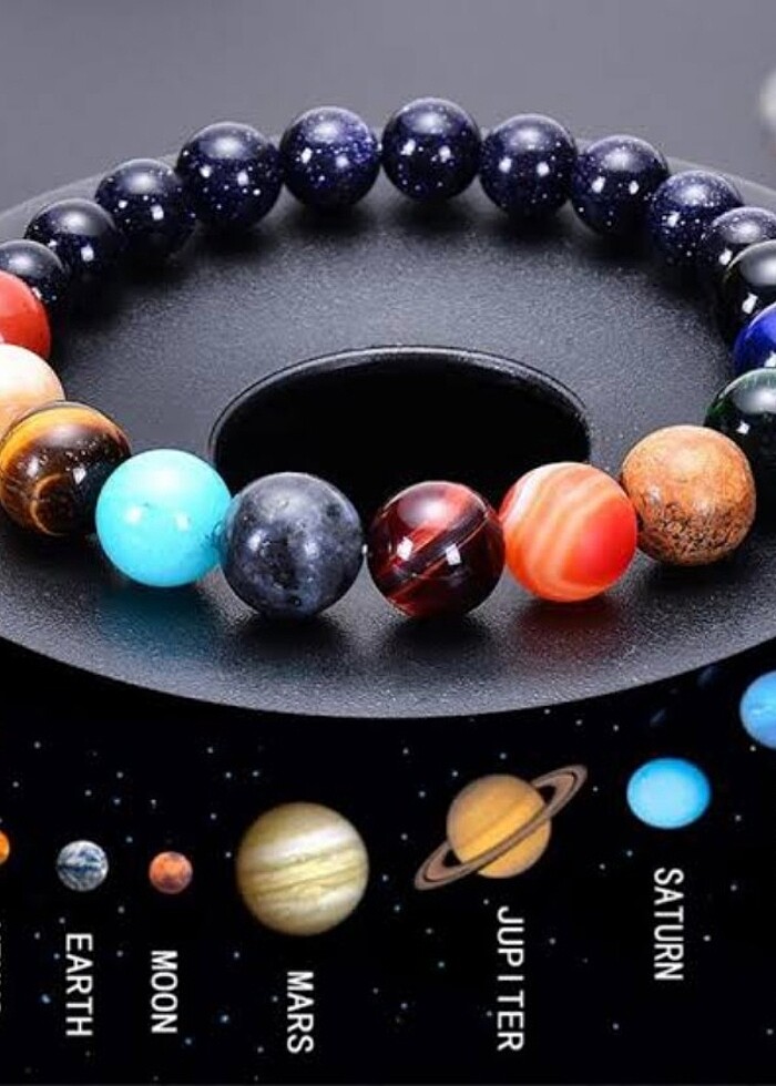 Gezegenler Doğal Taş bileklik - Görsel 2