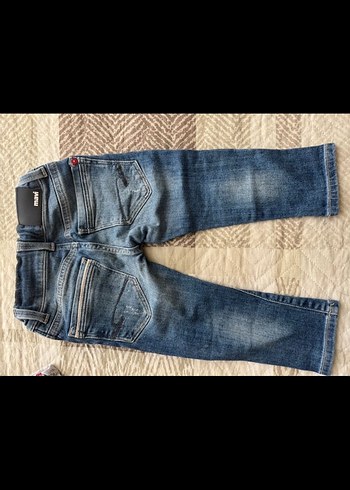 Erkek Çocuk Mavi Denim Dar Kesim Pantolon - Görsel 2