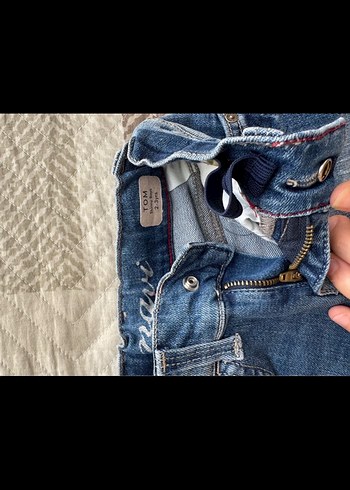 Erkek Çocuk Mavi Denim Dar Kesim Pantolon - Görsel 4