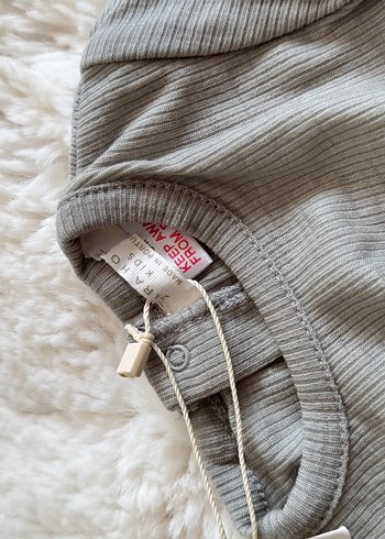 Zara Gri Bebek Takımı - Görsel 4