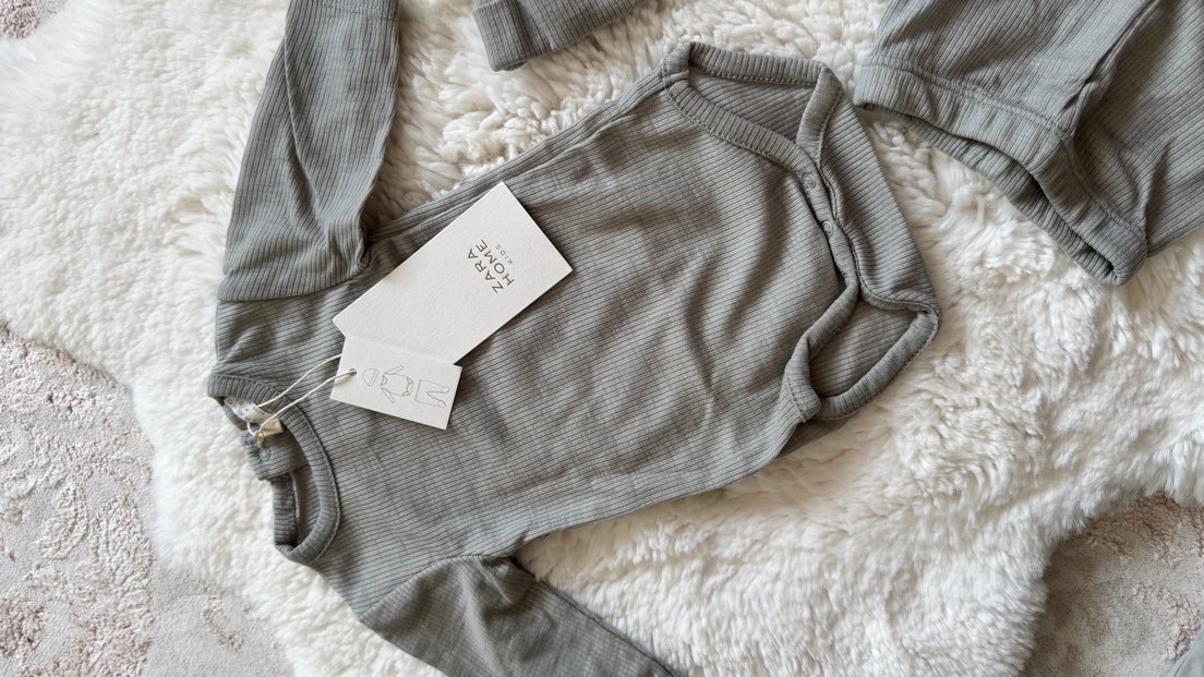 Zara Gri Bebek Takımı - Görsel 3