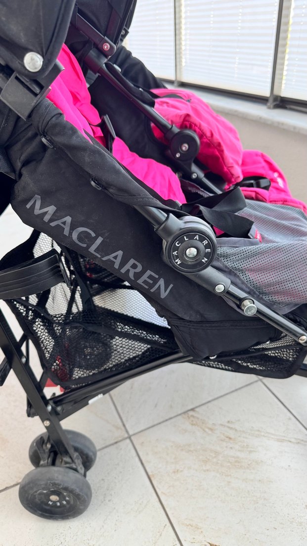 Maclaren ikiz bebek arabası - Görsel 5
