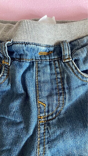 12-18 Ay Beden mavi Renk Bebek kot pantalon