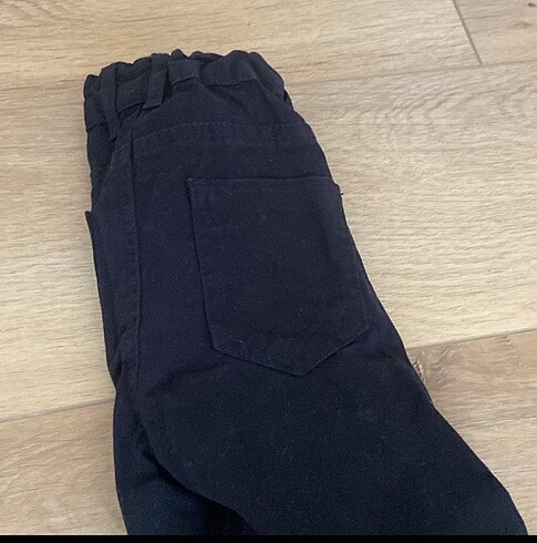 siyah kanvas pantalon - Görsel 3