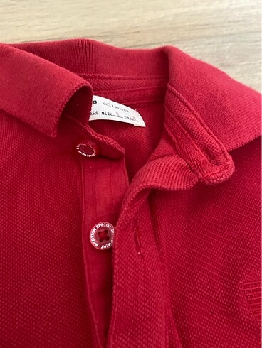 Zara kırmızı lacoste - Görsel 3