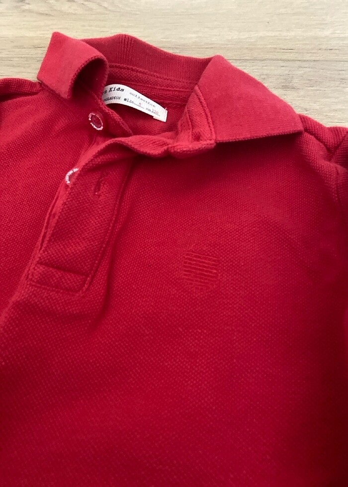 Zara kırmızı lacoste - Görsel 5