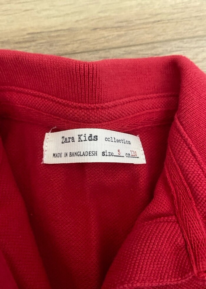 Zara kırmızı lacoste - Görsel 2