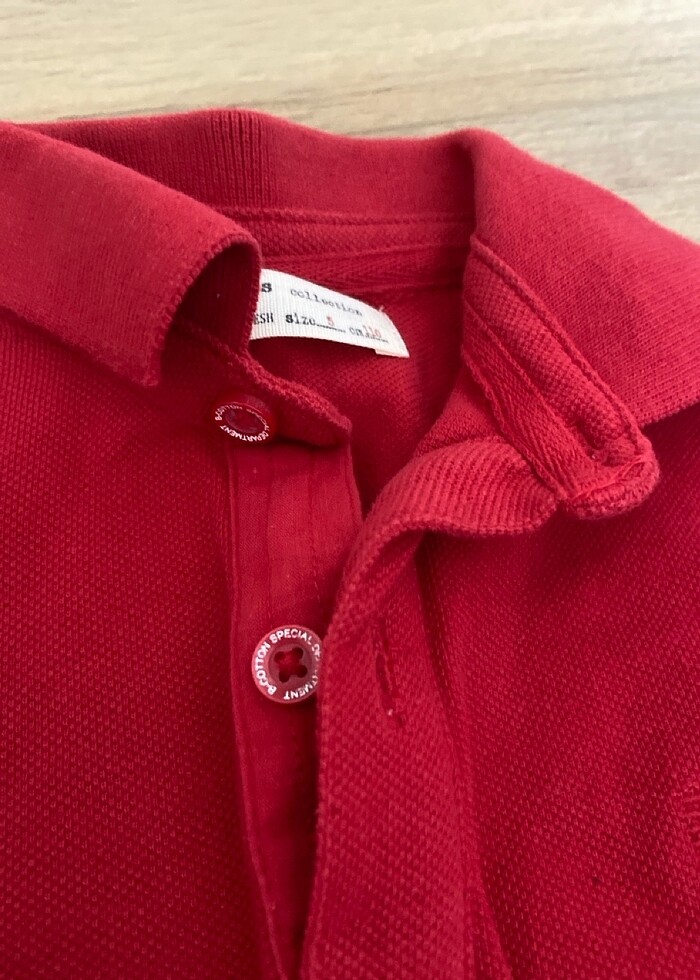 Zara kırmızı lacoste - Görsel 3