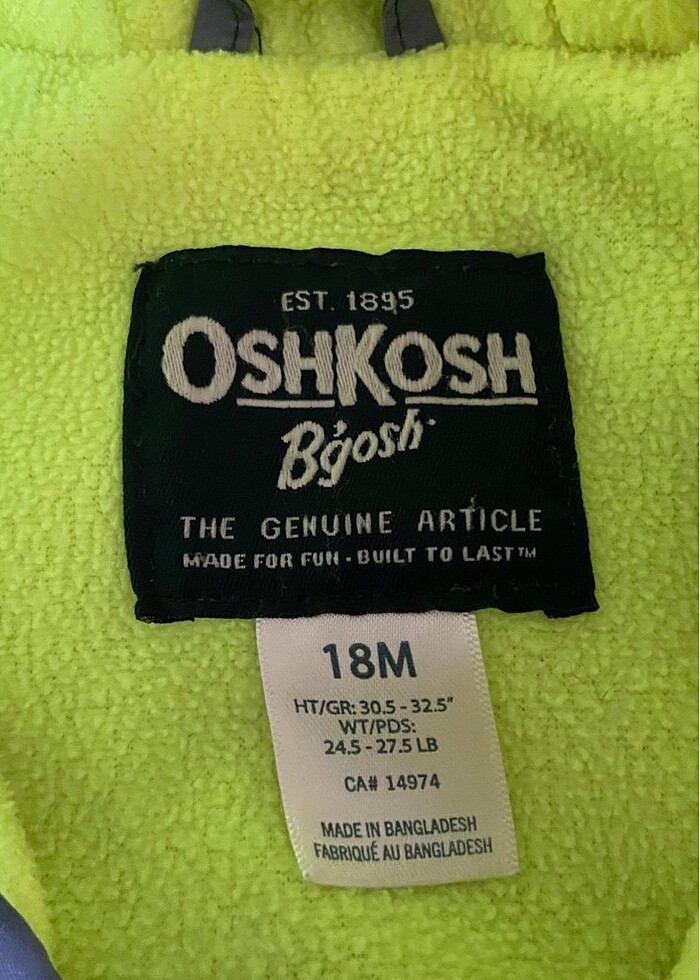 Bebek Mont / yağmurluk - Görsel 3