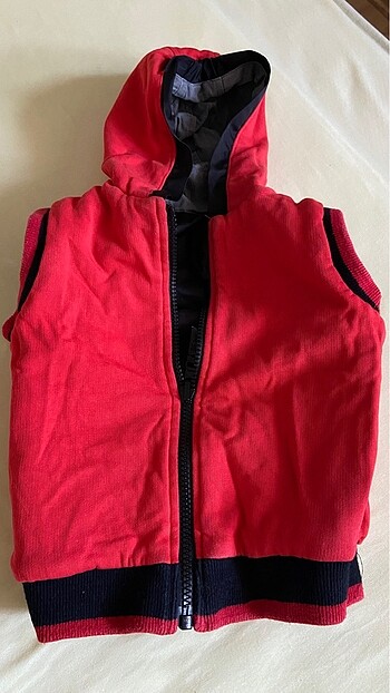 Çift taraflı B&G marka bebek yelek - Görsel 6