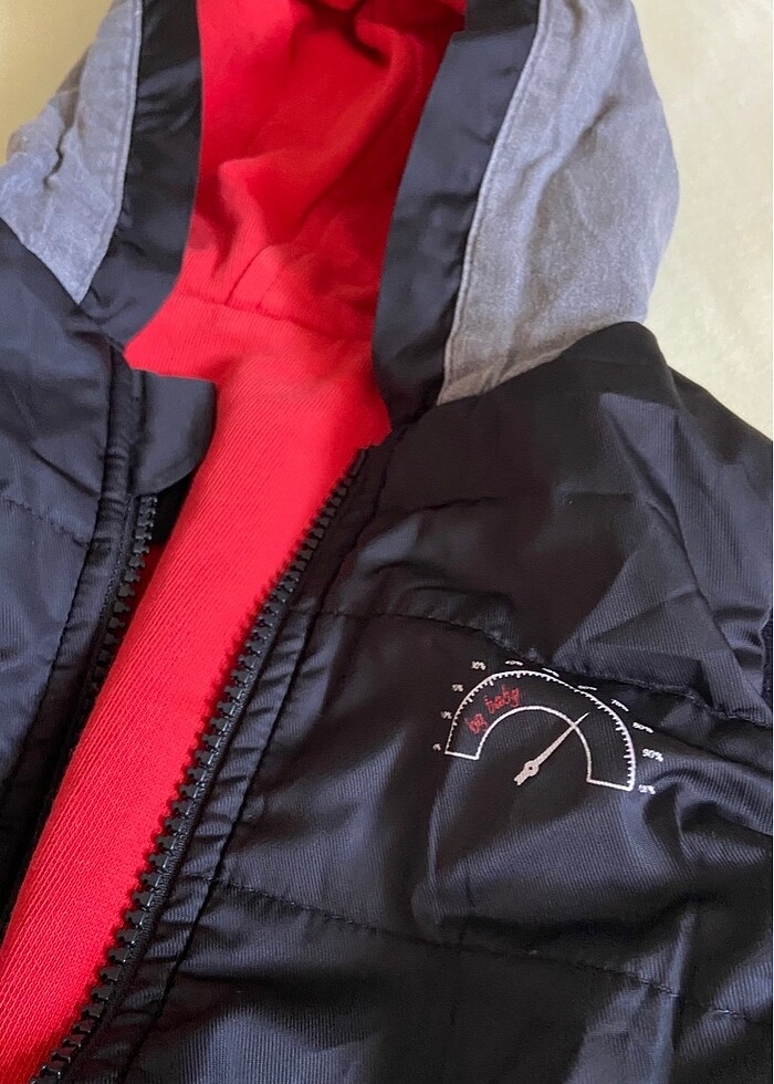 Çift taraflı B&G marka bebek yelek - Görsel 4