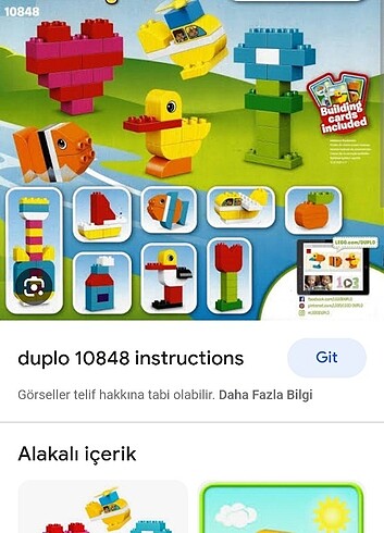 Lego duplo temel parçalar seti