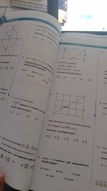  Beden Renk Ayt matematik 