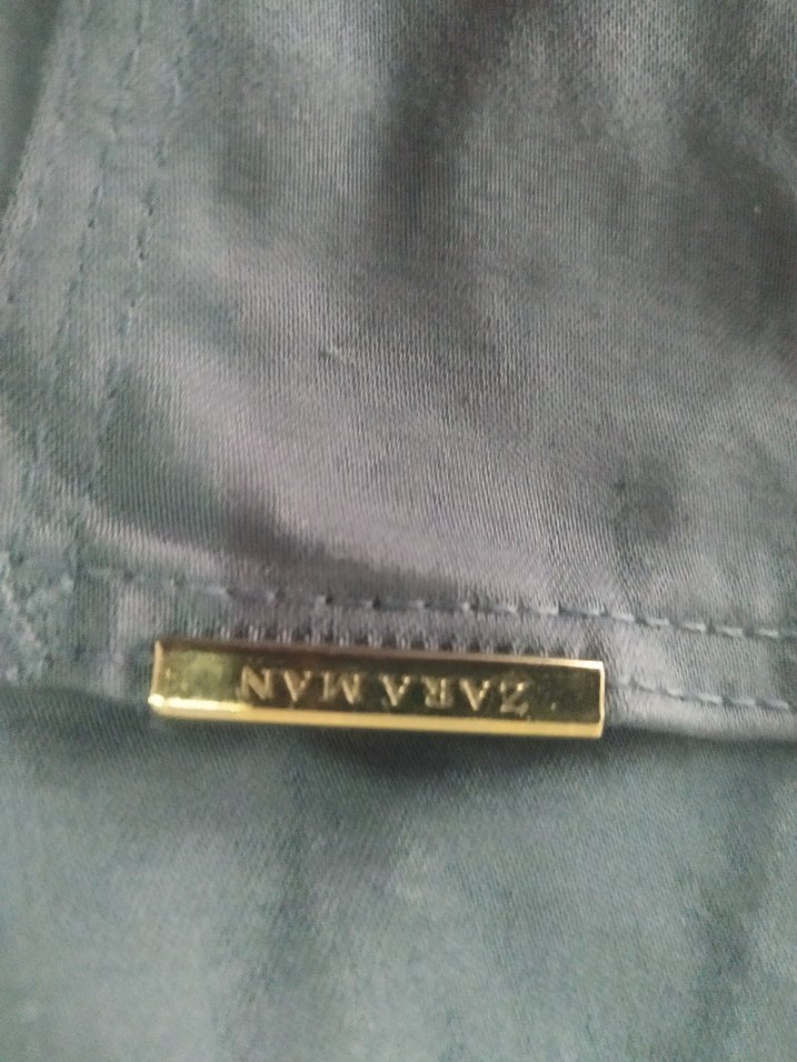 Erkek Koyu Mavi Denim Kemerli Pantolon - Görsel 4