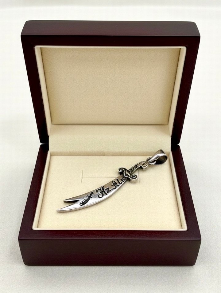 Erkek Kolye Ucu 925 Ayar Gümüş - Görsel 4