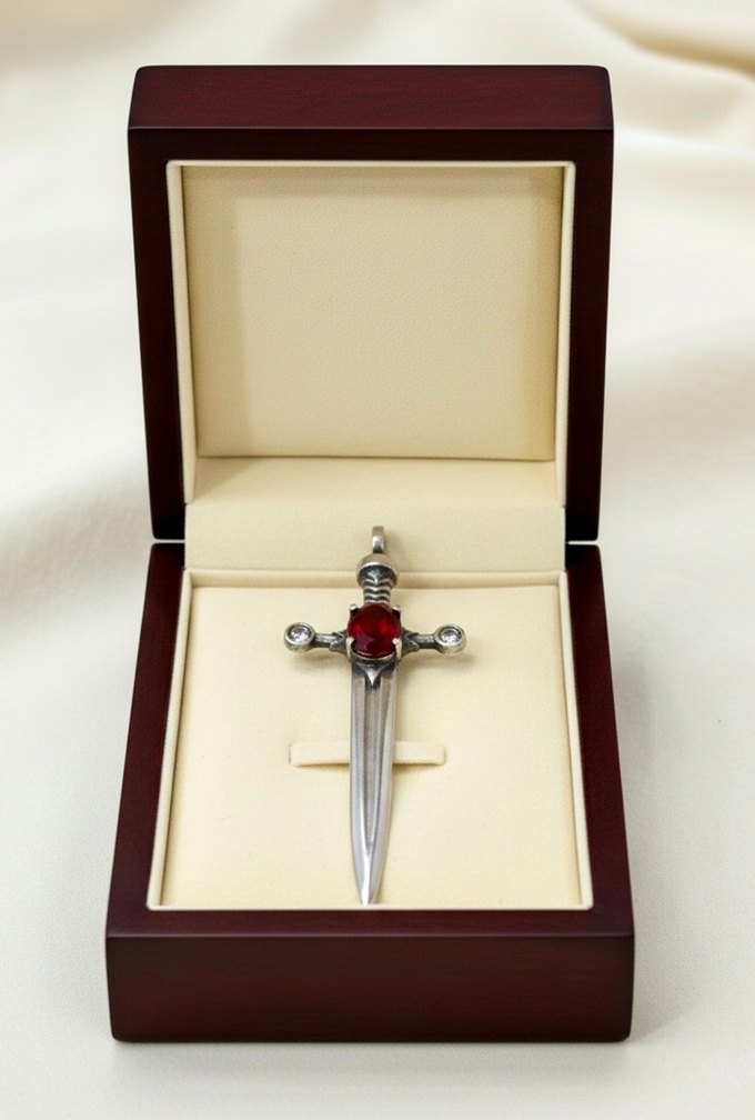 Erkek Kolye Ucu 925 Ayar Gümüş - Görsel 5